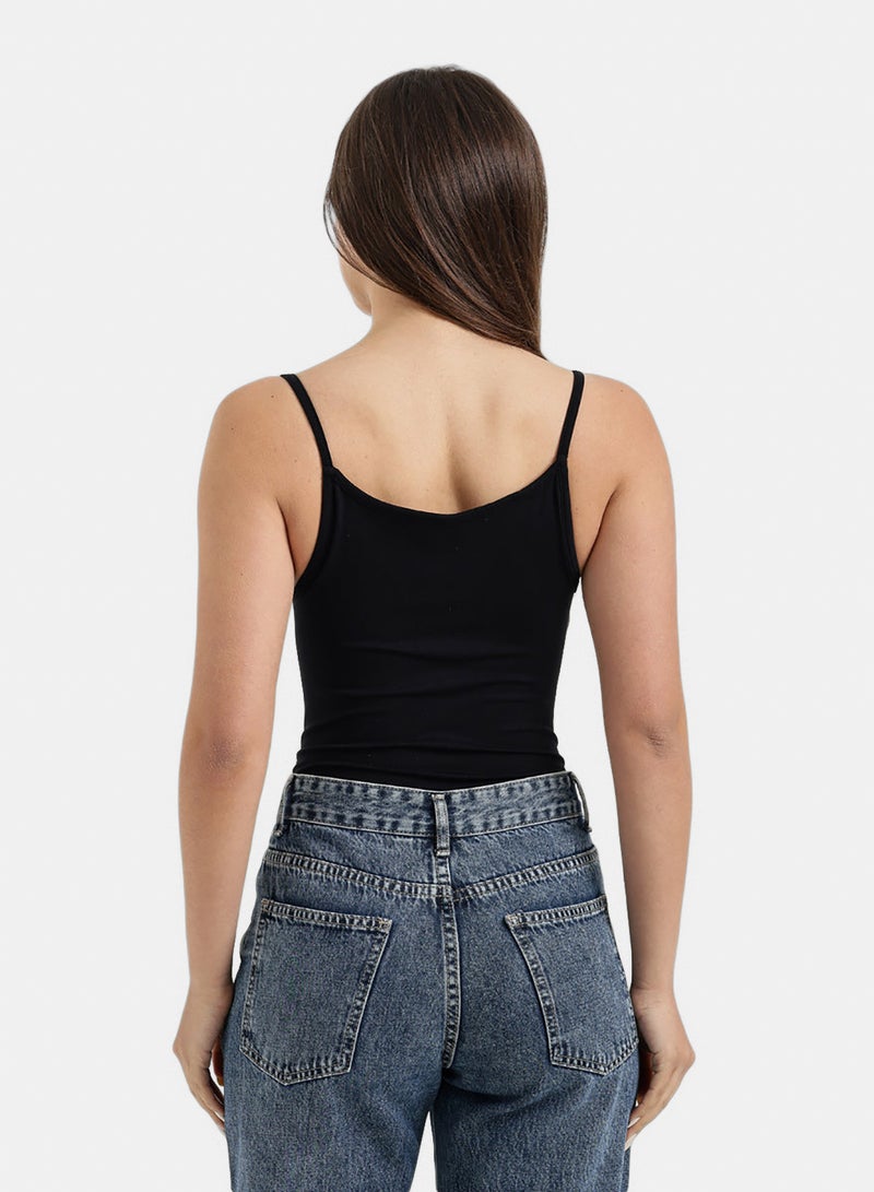 Carina Spaghetti Strap Cami Bodysuit - Image 3